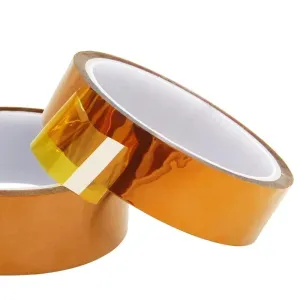30m High Temp Polyimide Tape Anti Static Lithium Battery Insulation Multi Size Gold Finger Tape