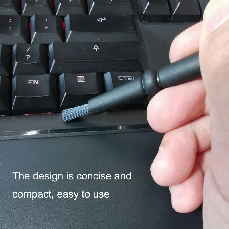 8-piece Computer Cleaning Brush & Tweezer Set for Keyboard & Electronics