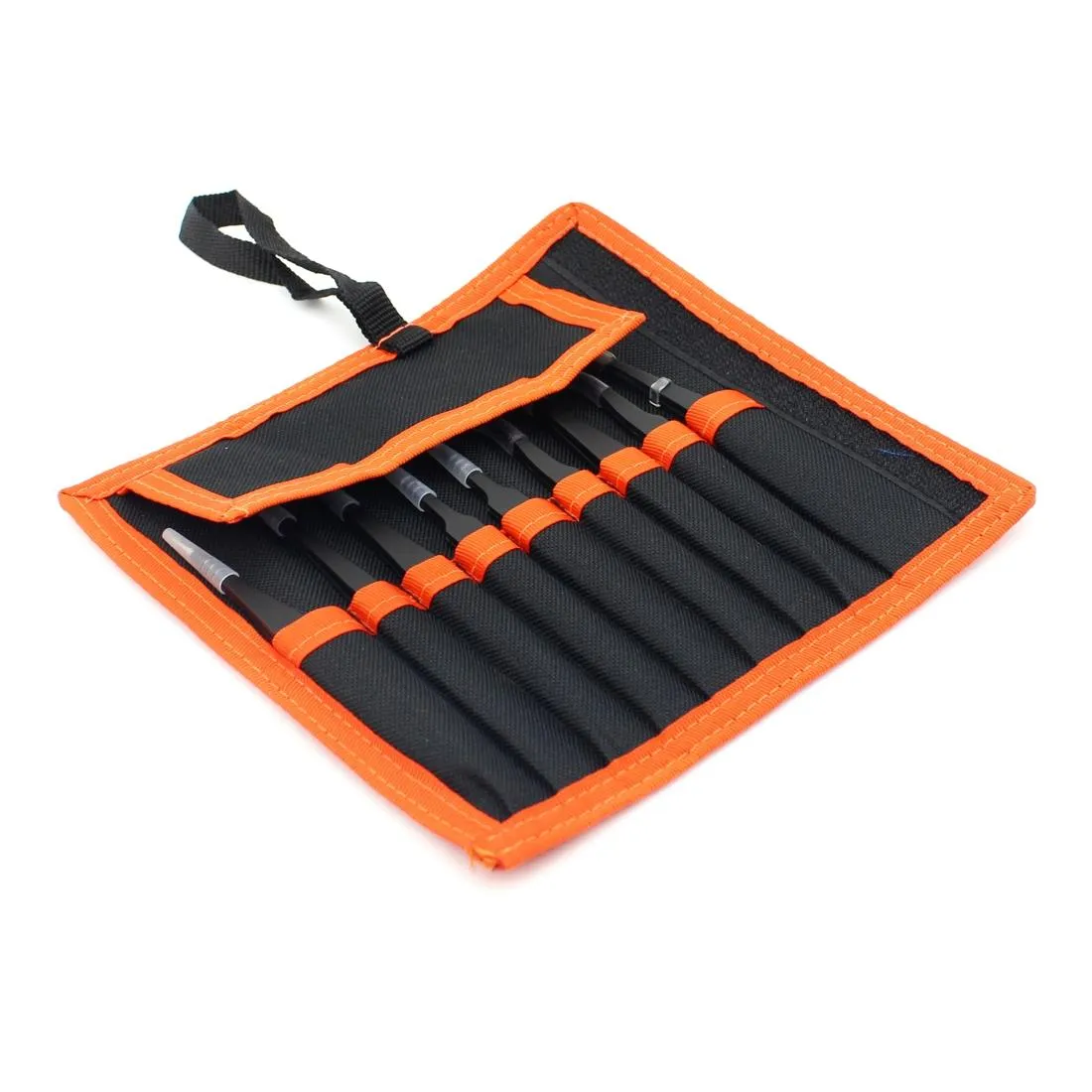 9-piece Anti-static Precision Tweezers Set with Bag