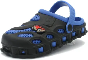 Ameta Garden Clogs Shoes for Boys Kids Toddler Slip-On Casual Two-Tone Slipper Sandals