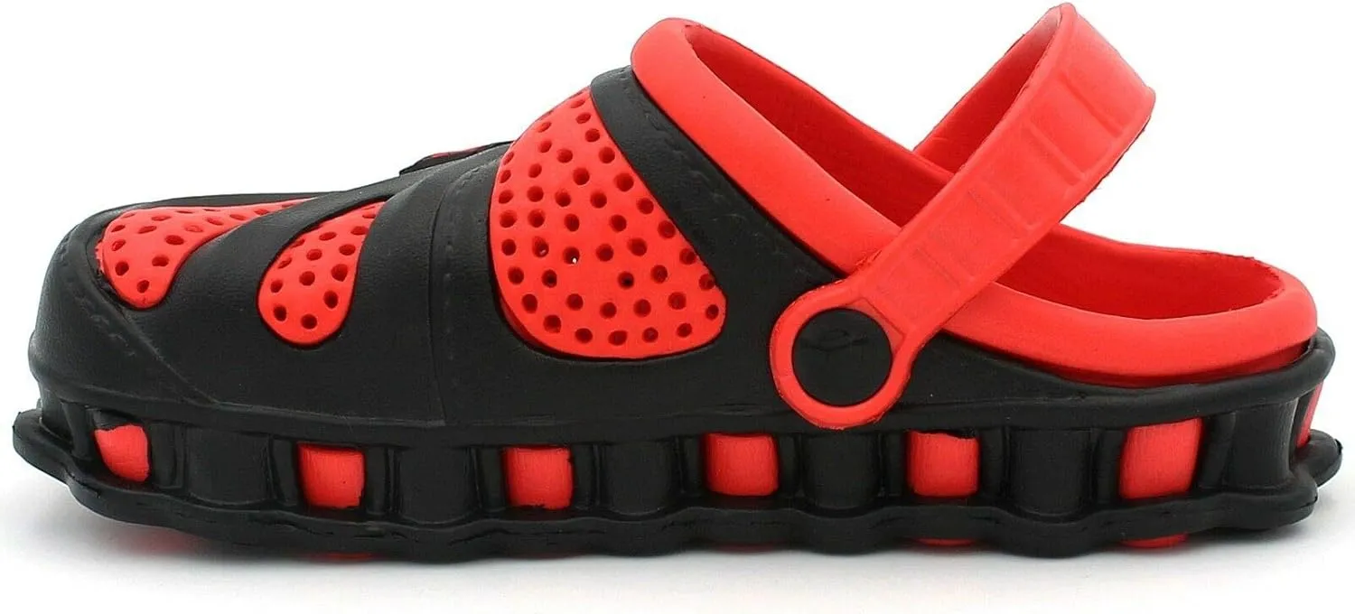 Ameta Garden Clogs Shoes for Boys Kids Toddler Slip-On Casual Two-Tone Slipper Sandals