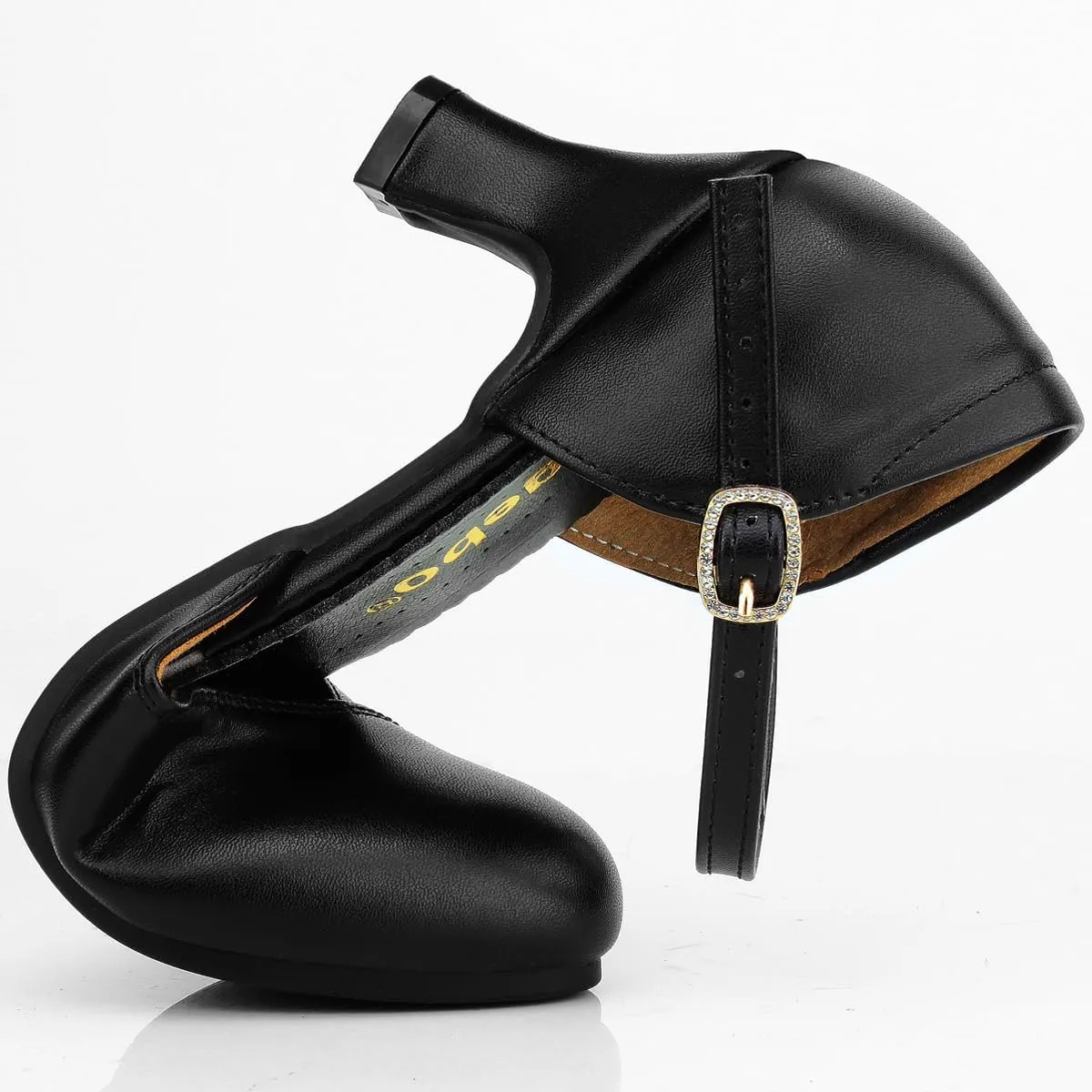 Ankle Strap Heels Ballroom Latin Salsa Dance Pumps Womens Character Shoes