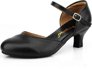 Ankle Strap Heels Ballroom Latin Salsa Dance Pumps Womens Character Shoes