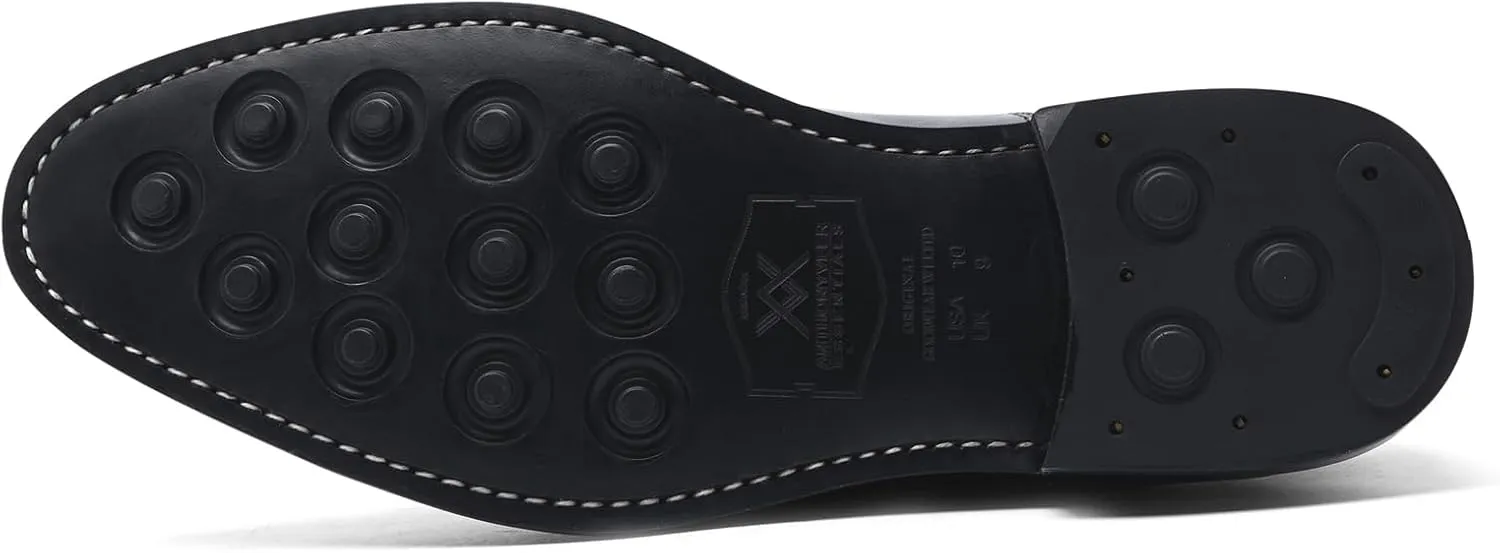 Anthony Veer Clinton Cap-Toe Oxford Dress Shoes for Men | Full-Grain Leather Upper | Goodyear Welt Construction | Ortholite Cushion Comfort | Recraftable Leather Outsole