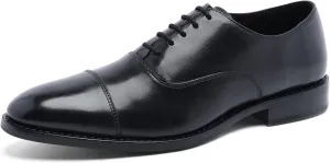Anthony Veer Clinton Cap-Toe Oxford Dress Shoes for Men | Full-Grain Leather Upper | Goodyear Welt Construction | Ortholite Cushion Comfort | Recraftable Leather Outsole