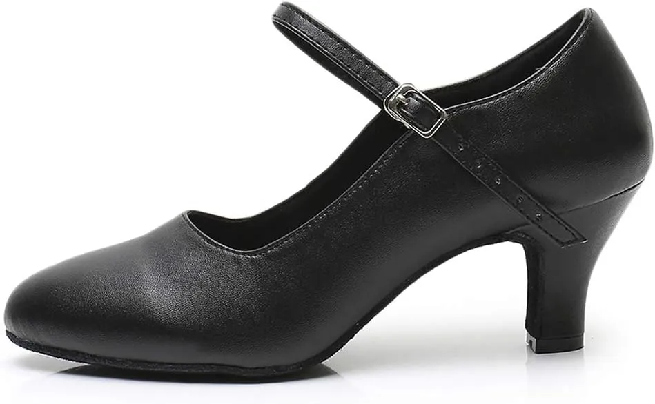 AOQUNFS Character Shoes for Women Tango Latin Salsa Shoes Ballroom Dancing Shoes,L042