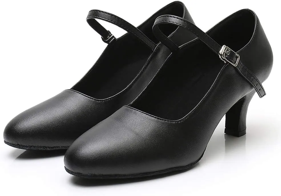 AOQUNFS Character Shoes for Women Tango Latin Salsa Shoes Ballroom Dancing Shoes,L042