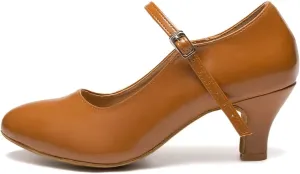 AOQUNFS Character Shoes for Women Tango Latin Salsa Shoes Ballroom Dancing Shoes,L042