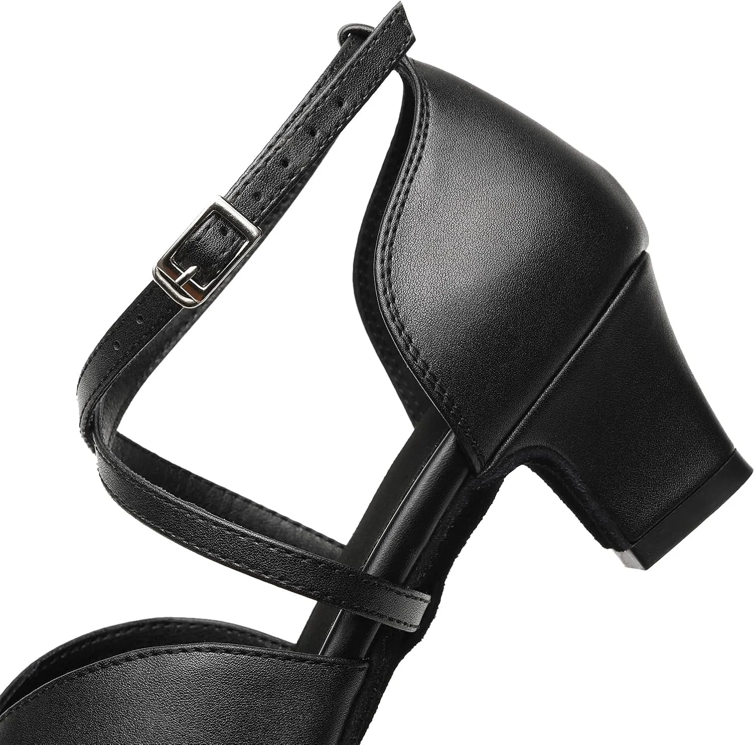 AOQUNFS Character Shoes for Women Tango Latin Salsa Shoes for Girls Ballroom Dancing Shoes,L666