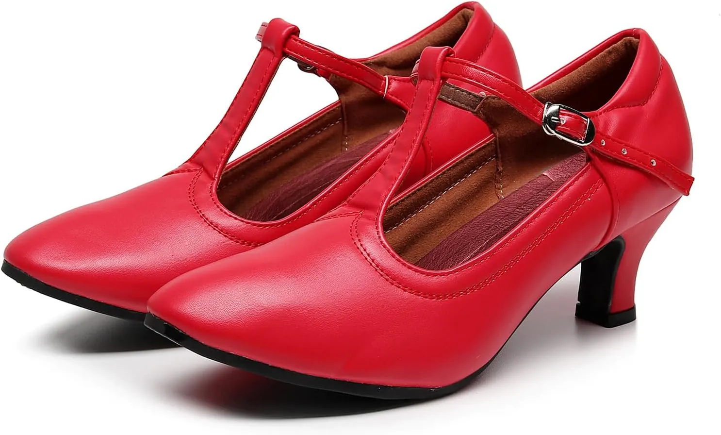 AOQUNFS Women Character Dance Shoes Ballroom Salsa Practice Performance Dancing Shoes,111