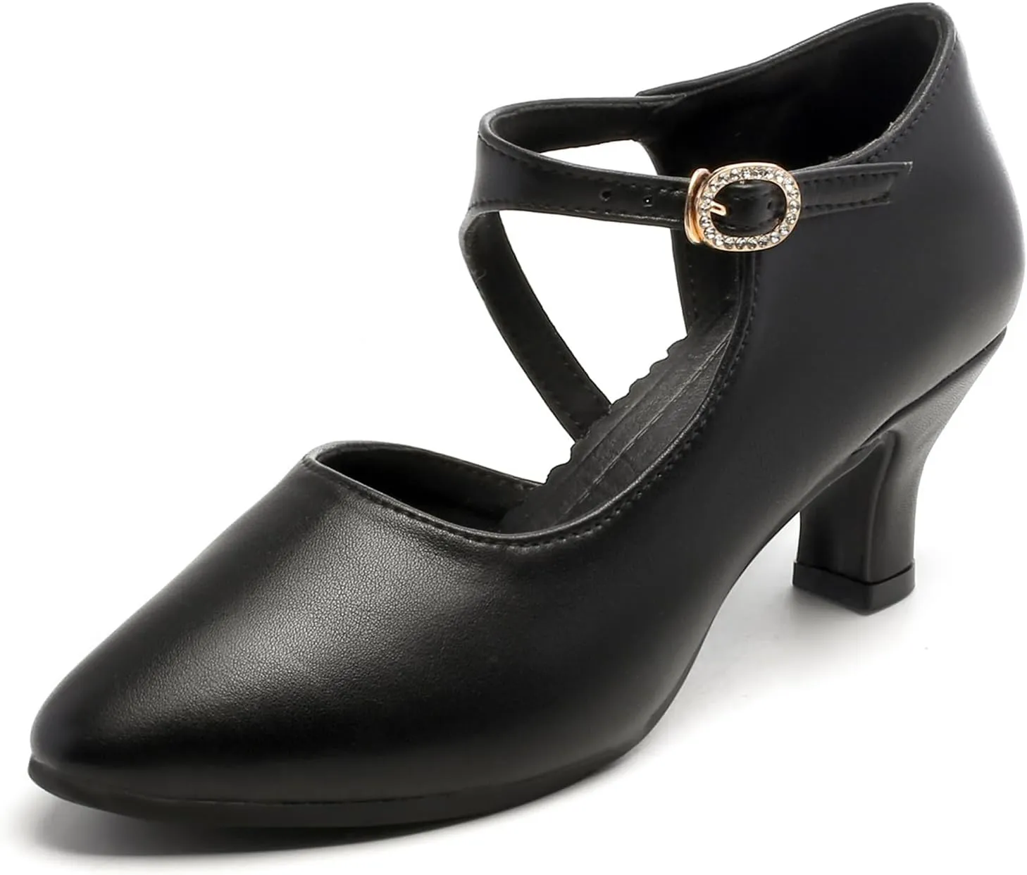 AOQUNFS Women Character Dance Shoes Ballroom Salsa Practice Performance Dancing Shoes,132-20