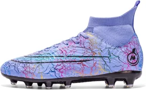 Athletic Youth Ground Soccer Cleats, Football Cleats Indoor Outdoor Training, Lightweight Baseball Turf Shoes
