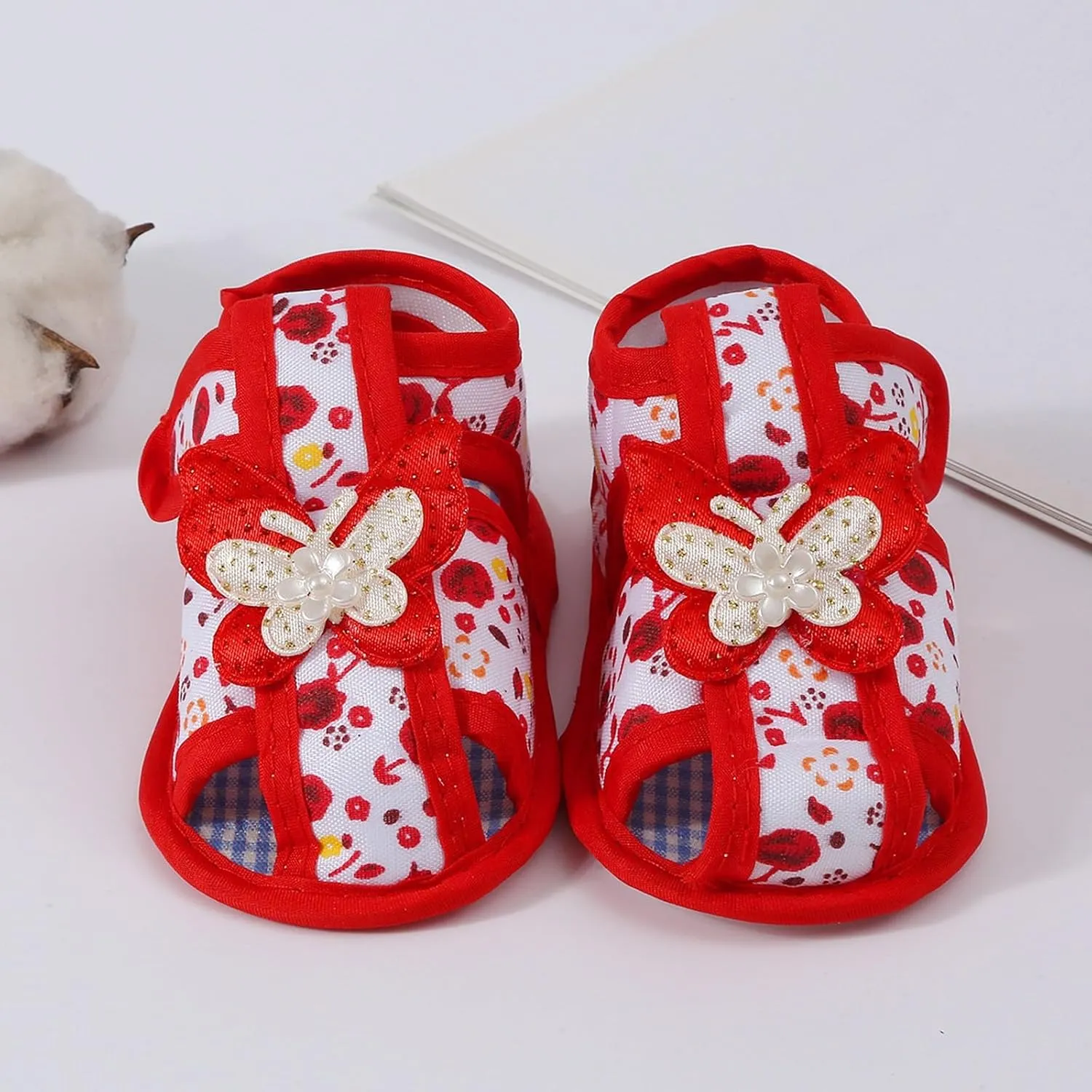 Baby Girls Dress Shoes Infant Toddler First Walking Mary Jane Flats with Bowknot Non-Slip Soft Sole Prewalker Kid