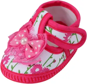 Baby Girls Sandals Toddler Closed Toe Cute Flower Bow Breathable Soft Sole Beach Water Adjustable Walking Shoes