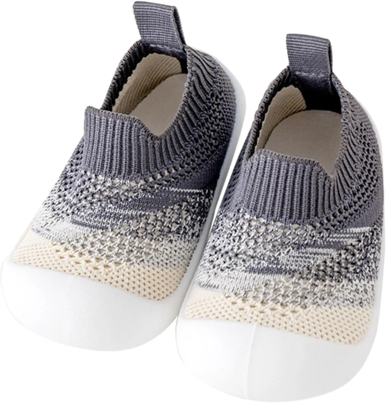 Baby Infant Mesh Knit Sandals Closed Toe Breathable Lightweight Ankle Shoes Toddler Newborn Sole Non Slip Casual Shoes