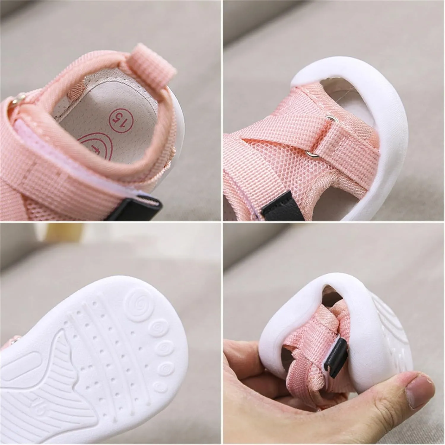 Baby Sandals for Boys Girls Lightweight Breathable Sport Flat Shoes Non Slip Soft Bottom Sneakers 2025 Toddler Shoes