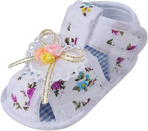 Baby Sandals Toddler Soft Sole Newborn Baby Breathable Walking Shoes Lightweight Non-slip Sole Sandals for Cute Girl