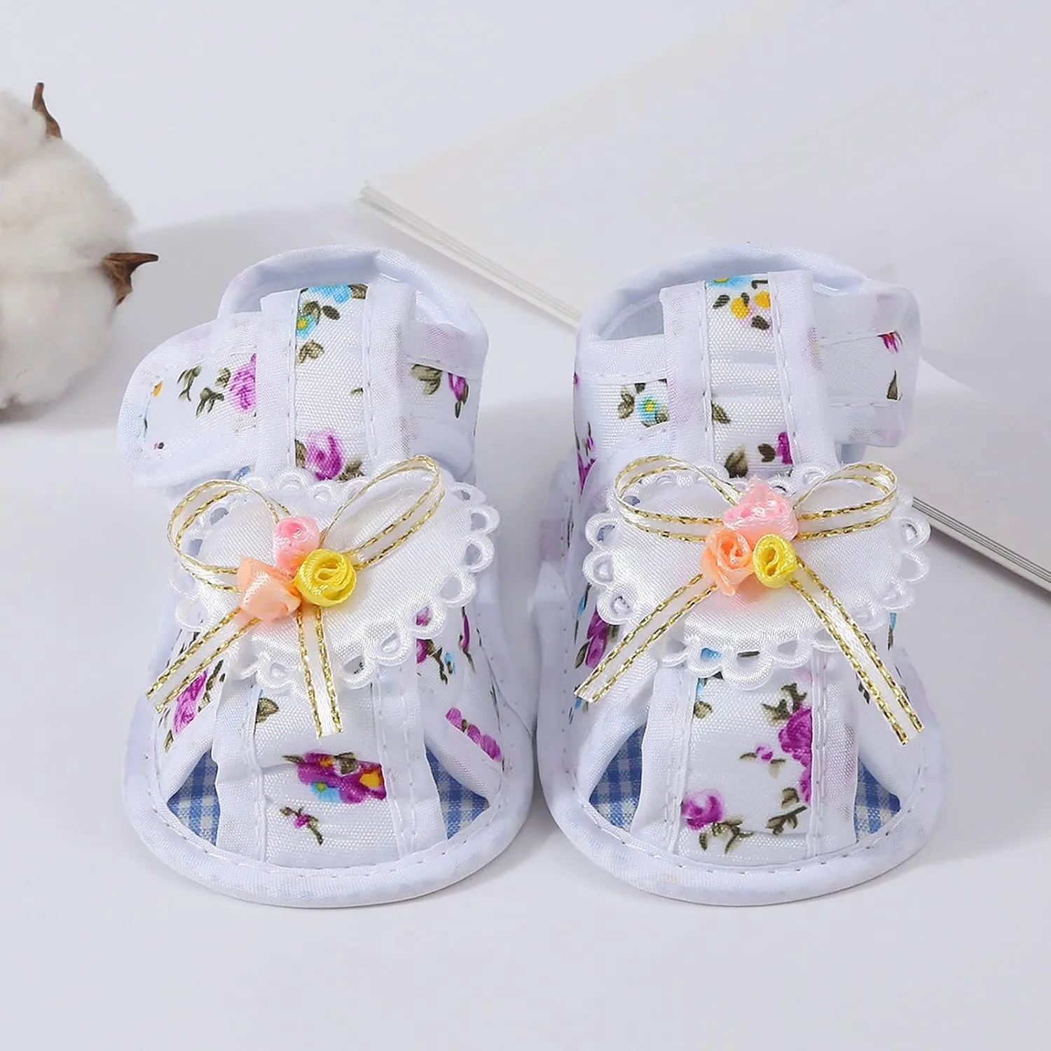 Baby Sandals Toddler Soft Sole Newborn Baby Breathable Walking Shoes Lightweight Non-slip Sole Sandals for Cute Girl