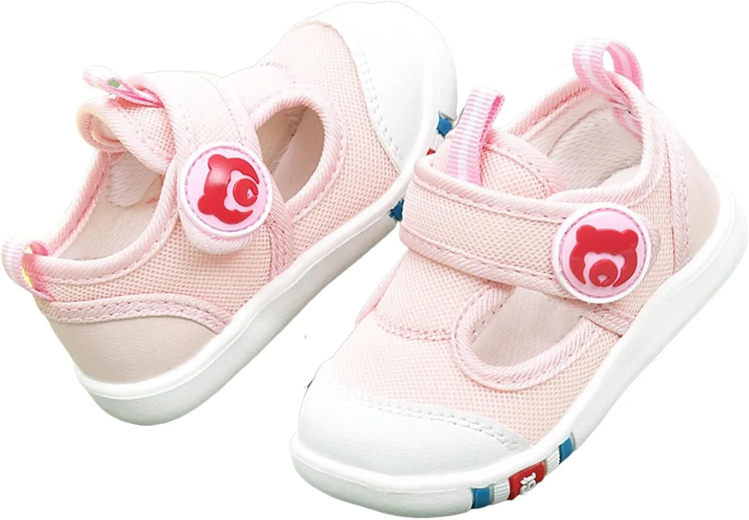 Baby Sneakers Toddler Girls Boys Lightweight Breathable Non-Slip Mesh First Walking Flat Shoes Slippers for Kids