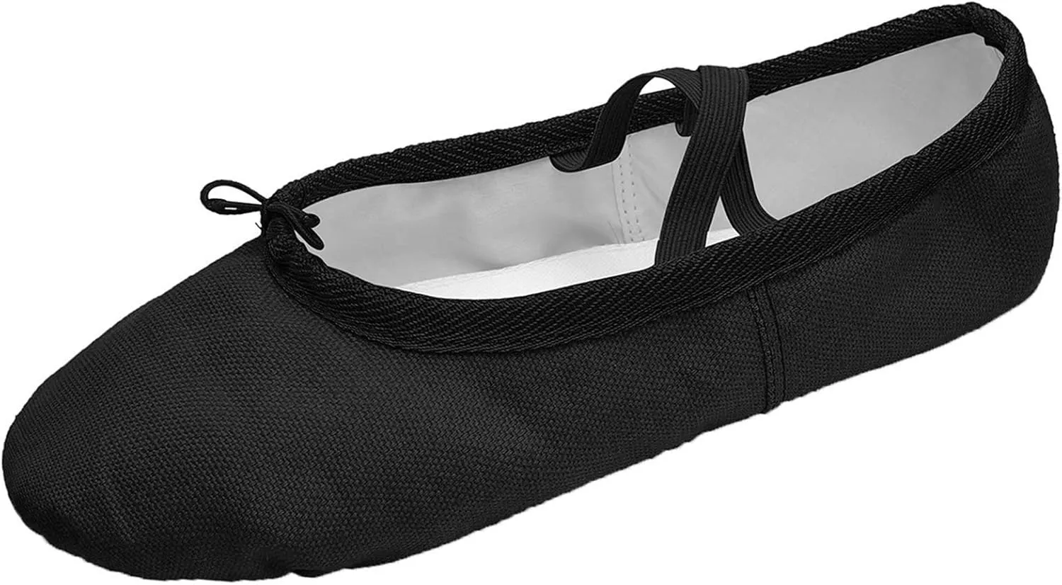 Ballet Canvas Dance Shoes Gymnastics Yoga Shoes Soft Canvas Flat Shoes for Children, Adults