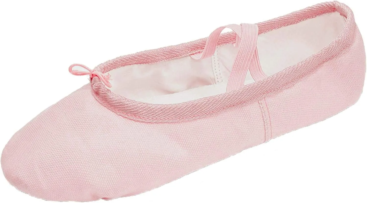 Ballet Canvas Dance Shoes Gymnastics Yoga Shoes Soft Canvas Flat Shoes for Children, Adults