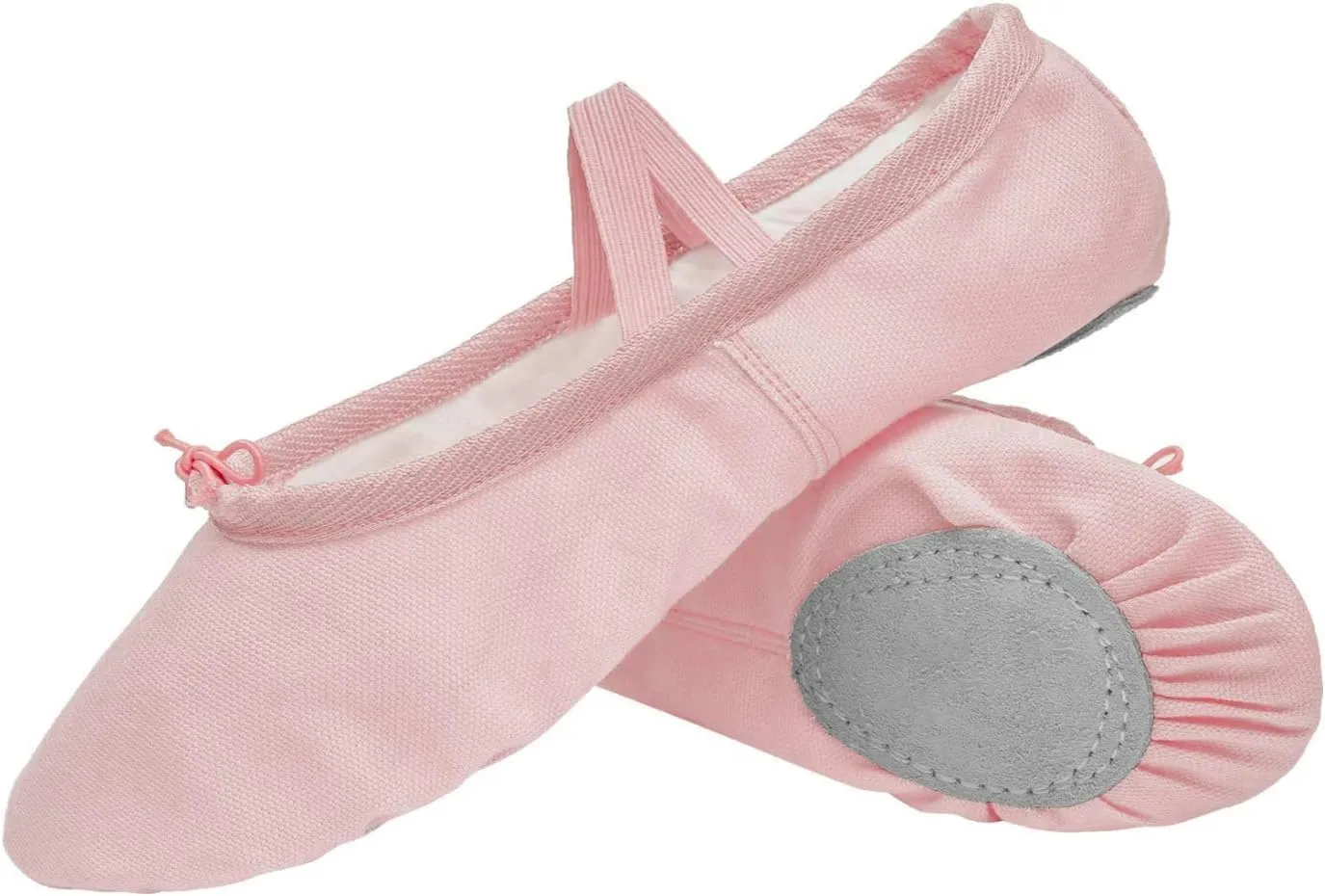 Ballet Canvas Dance Shoes Gymnastics Yoga Shoes Soft Canvas Flat Shoes for Children, Adults