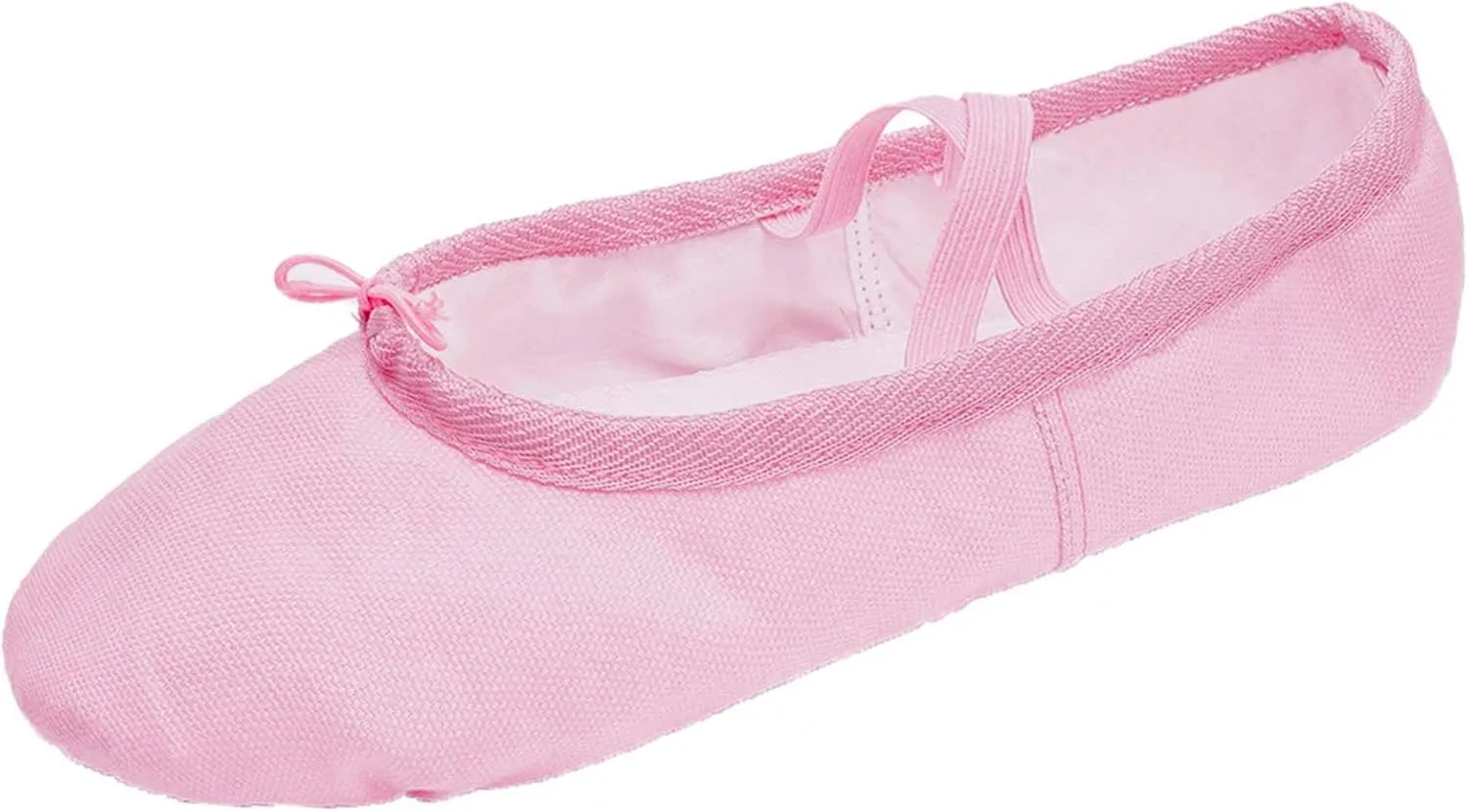 Ballet Canvas Dance Shoes Gymnastics Yoga Shoes Soft Canvas Flat Shoes for Children, Adults