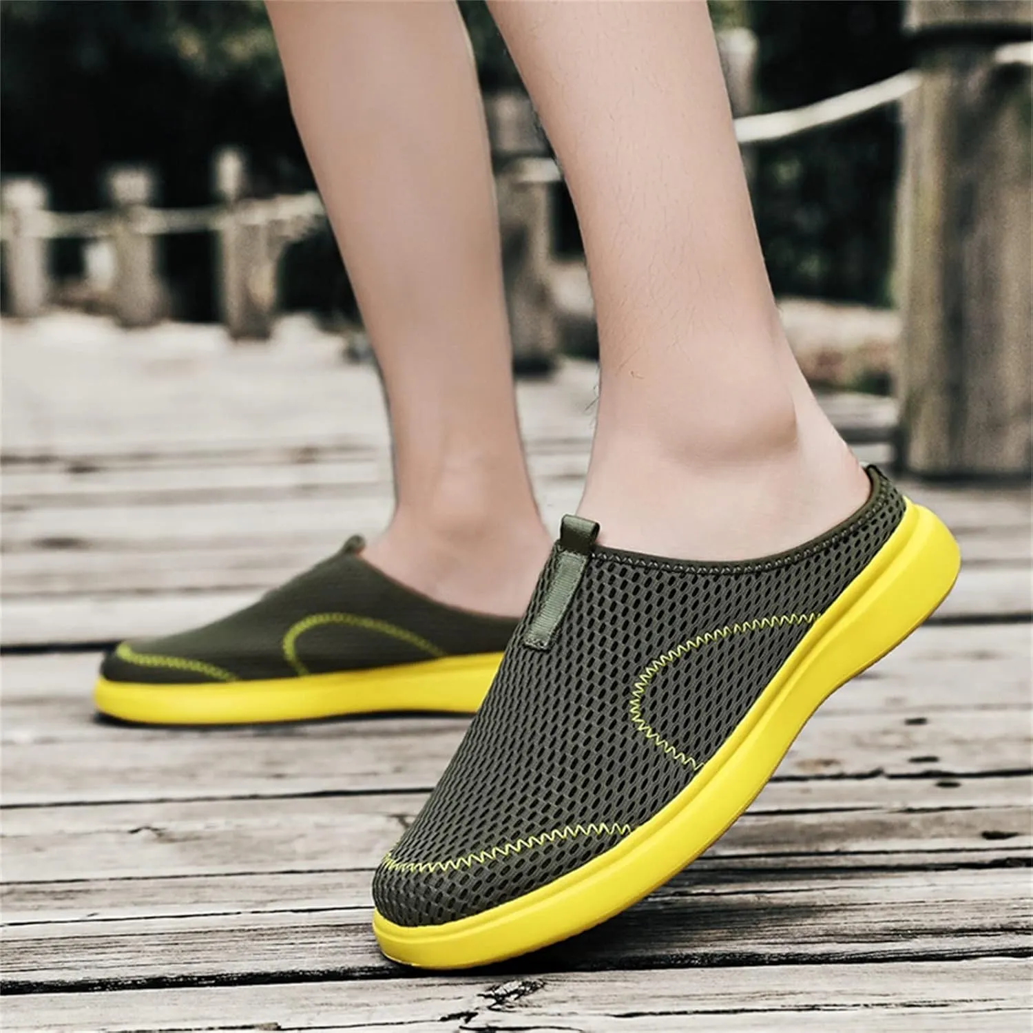 Bamboo Store Loafer Shoes for Men Casual Fashion Summer Men Casual Shoes Breathable Mesh Mens Lightweight Casual Shoes