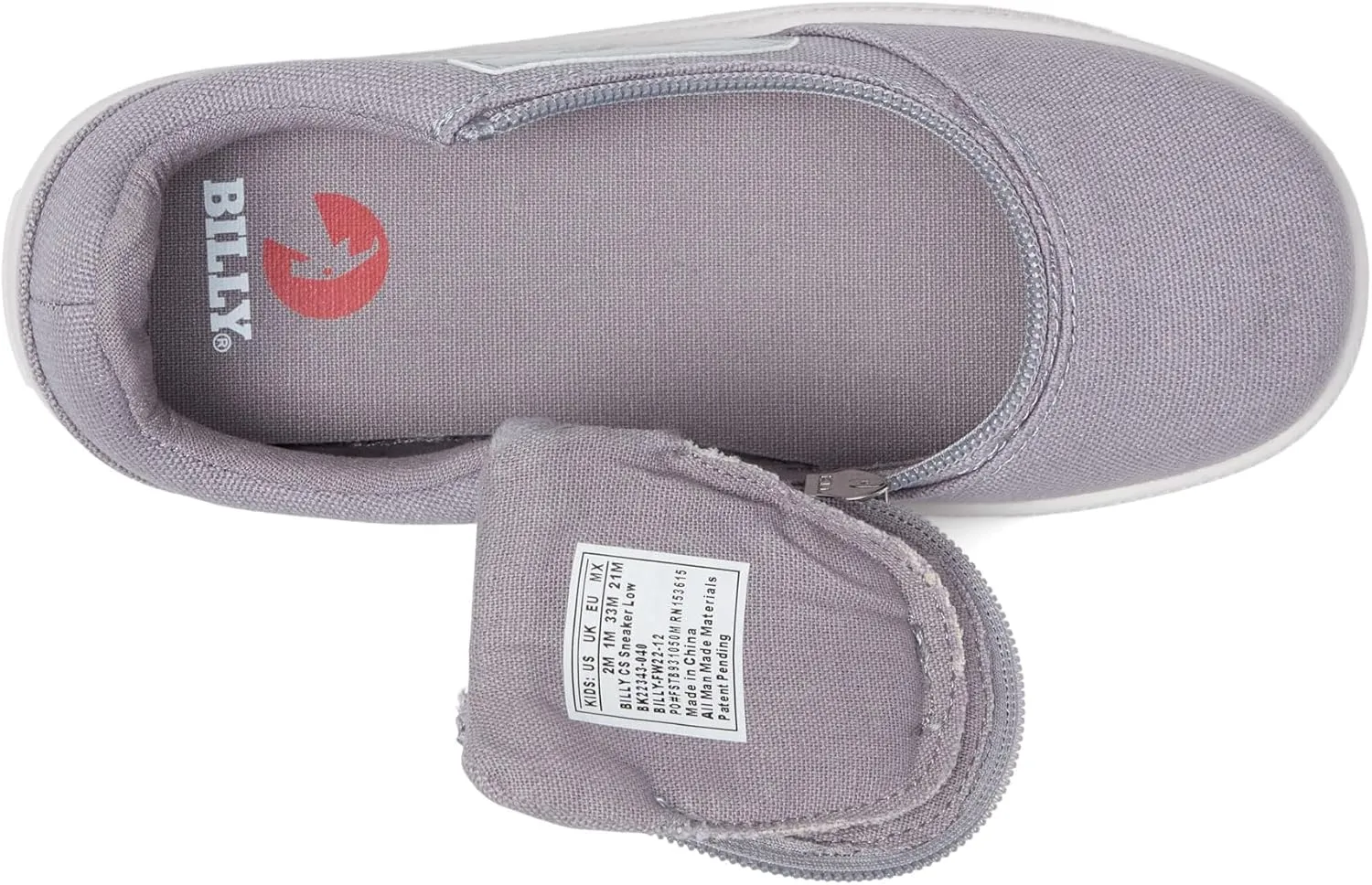 BILLY Footwear CS Sneaker Low Shoes for Kids ?C Ideal for Little Kids and Big Kids ?C Canvas Upper ?C Round Toe