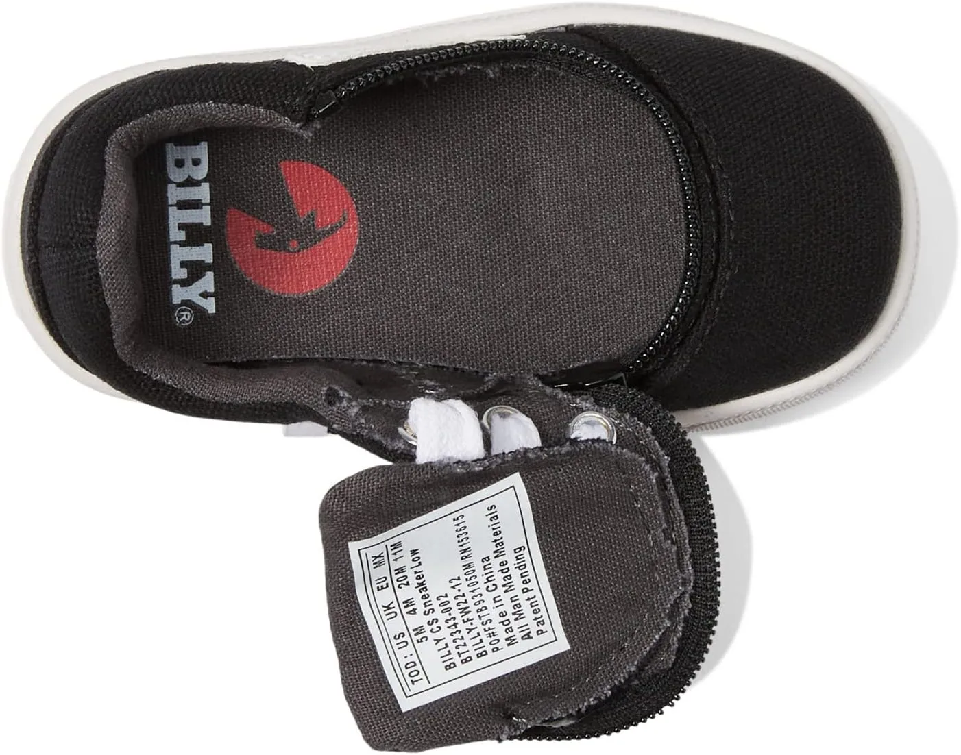 BILLY Footwear CS Sneaker Low Shoes for Kids  Ideal for Little Kids and Big Kids  Canvas Upper  Round Toe
