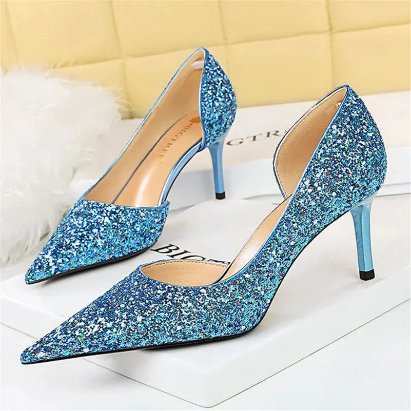 Bling Me Beautiful Sliletto Shoes
