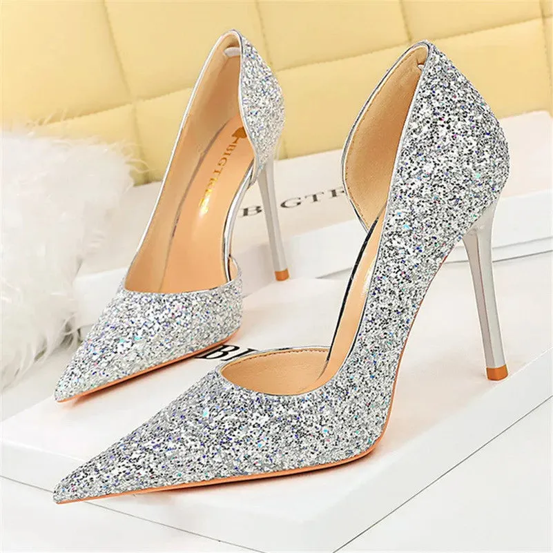 Bling Me Beautiful Sliletto Shoes