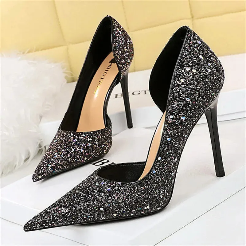 Bling Me Beautiful Sliletto Shoes