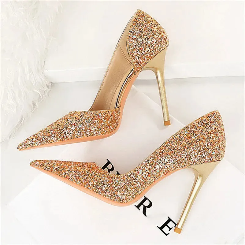 Bling Me Beautiful Sliletto Shoes