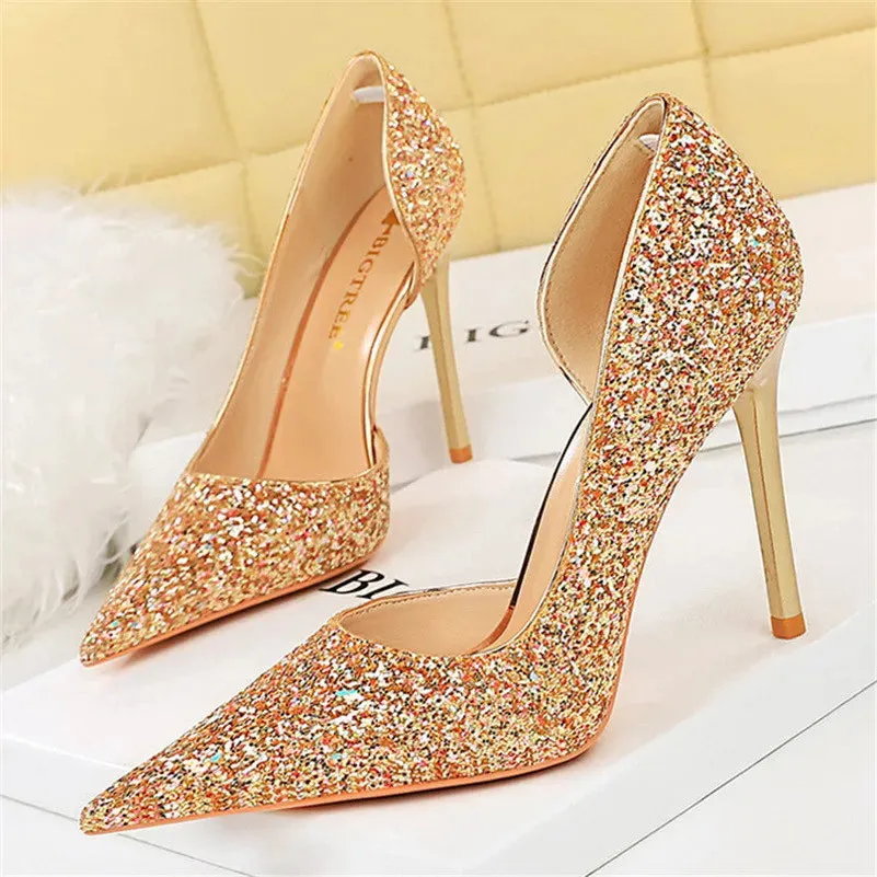 Bling Me Beautiful Sliletto Shoes