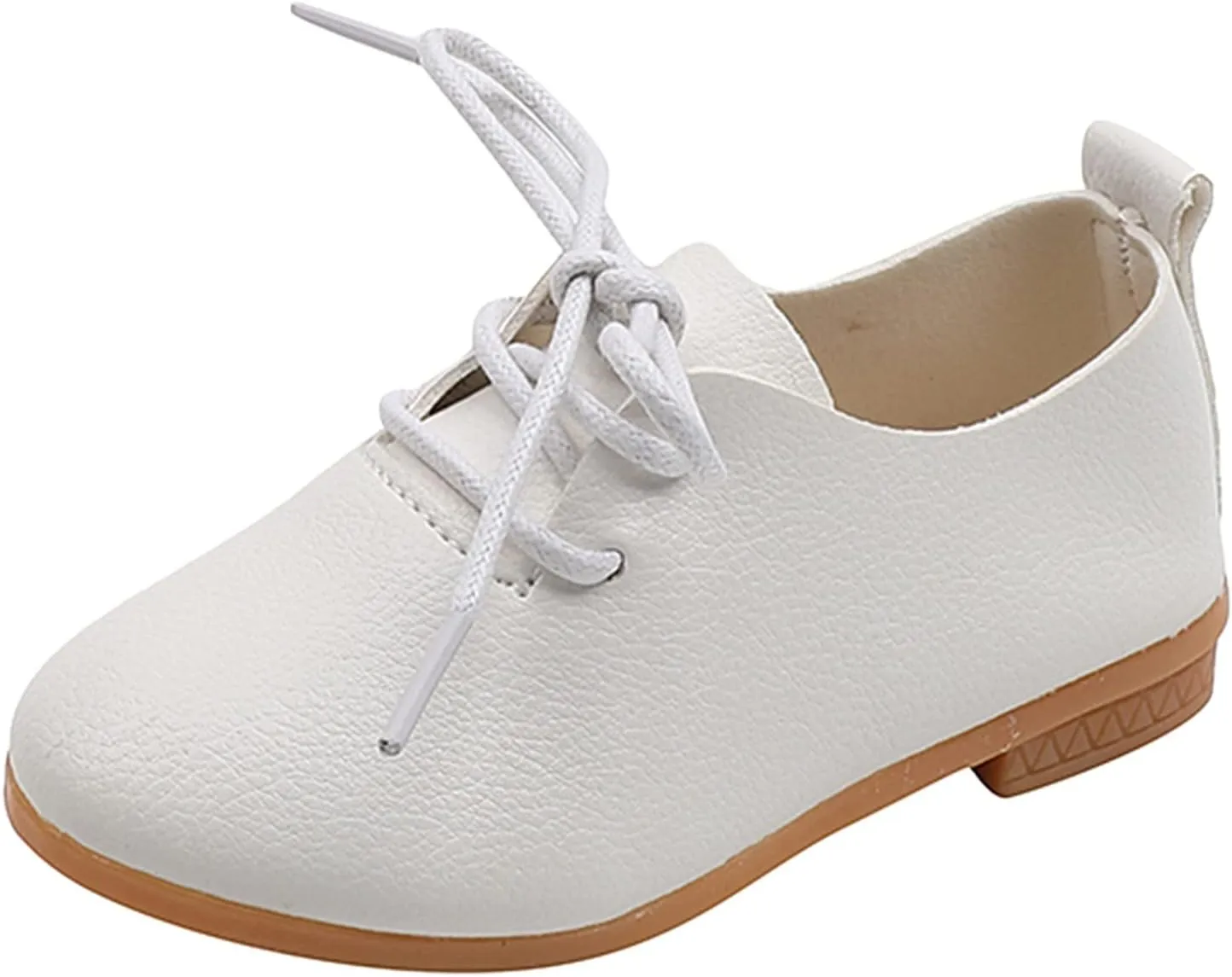 Boys British Style L??ce Up Saddle Shoes Toddler Kids Casual School Uniform Formal Casual Oxfords Flat?? for Wedding