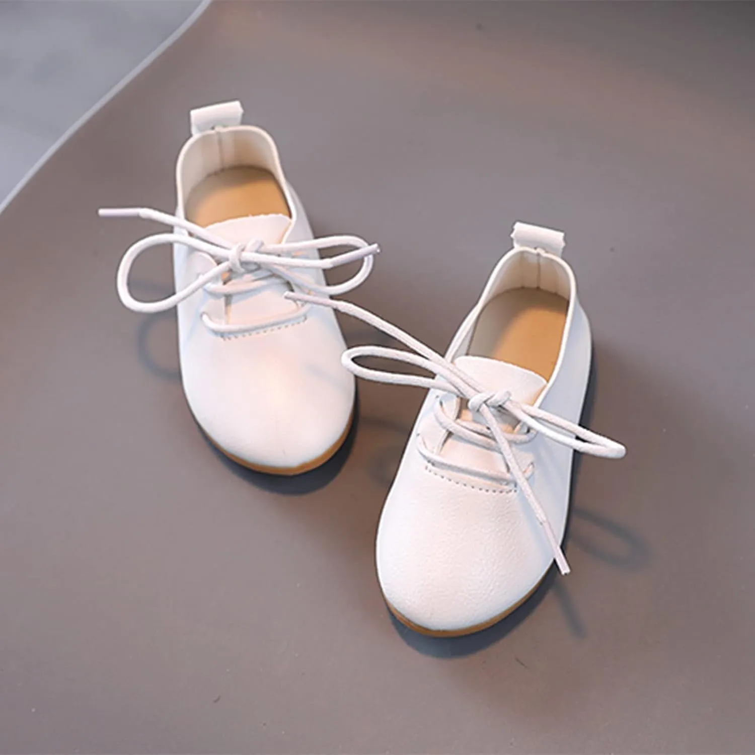 Boys British Style L??ce Up Saddle Shoes Toddler Kids Casual School Uniform Formal Casual Oxfords Flat?? for Wedding