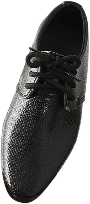 Boys Derb?? Leather Dress Shoes Pointed Toe Oxford L??ce Up Part?? Performance Prom British Style Footwear for Kids
