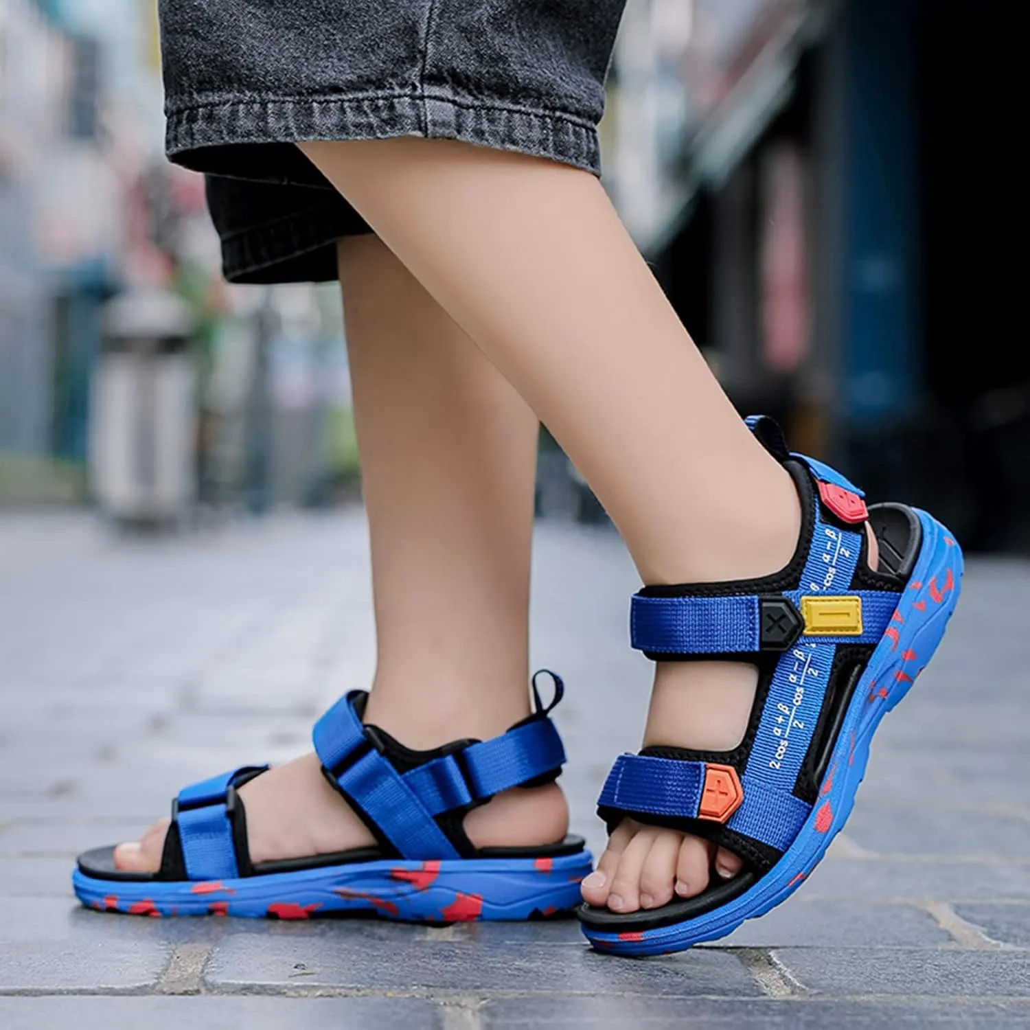 Boys Hiking Sandals Toddler Kids No Slip Rubber Sole Outdoor Athletic Sport Casual Shoes Boy Gymnastics Sneakers