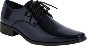 Boys Patent Leather Derby Shoes - Perfect for Weddings and Special Occasions