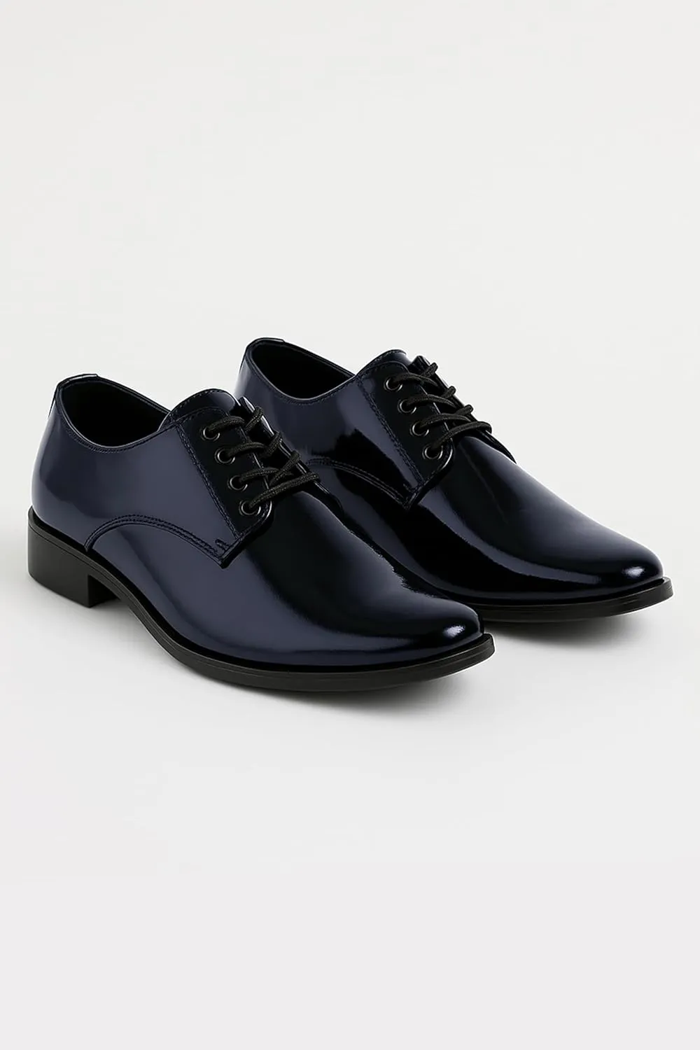 Boys Patent Leather Derby Shoes - Perfect for Weddings and Special Occasions