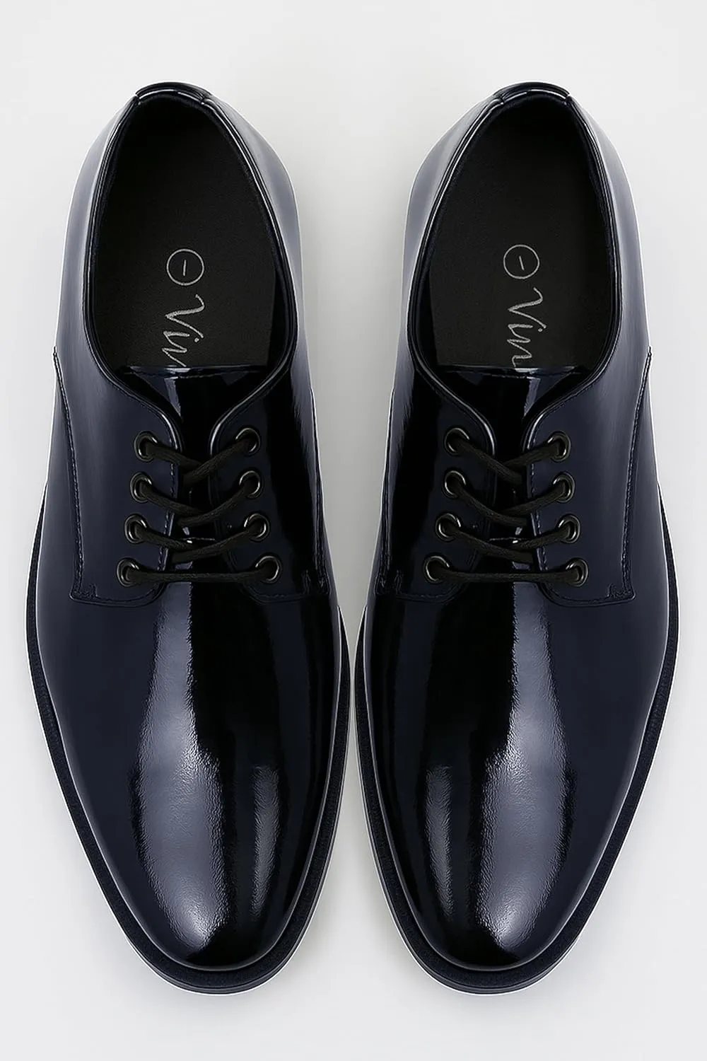 Boys Patent Leather Derby Shoes - Perfect for Weddings and Special Occasions