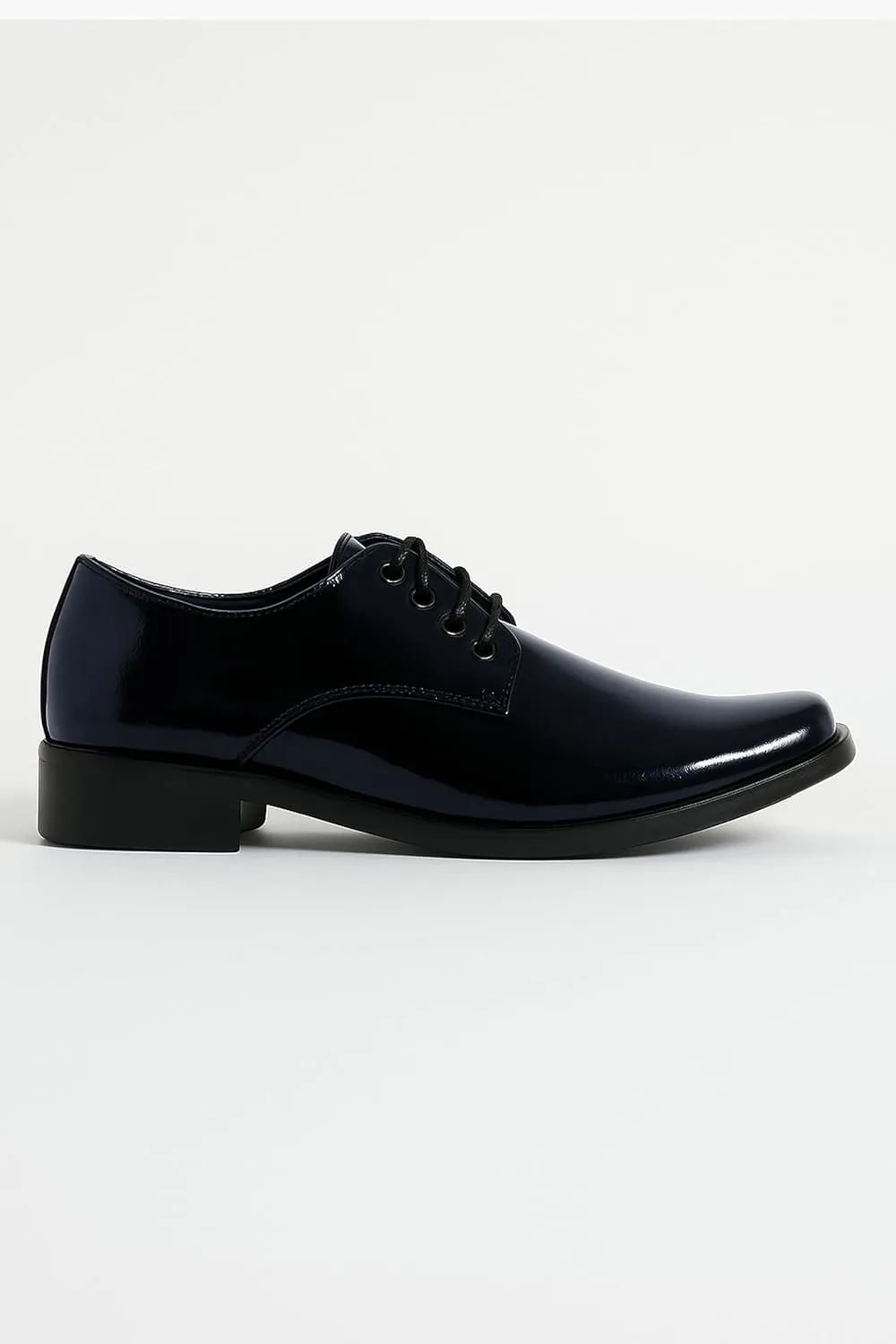 Boys Patent Leather Derby Shoes - Perfect for Weddings and Special Occasions