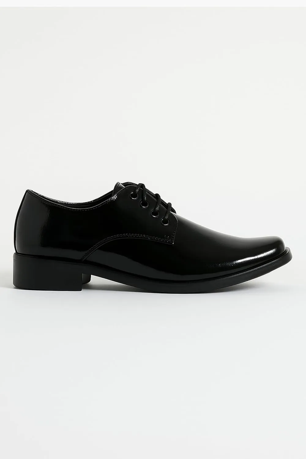 Boys Patent Leather Derby Shoes - Perfect for Weddings and Special Occasions