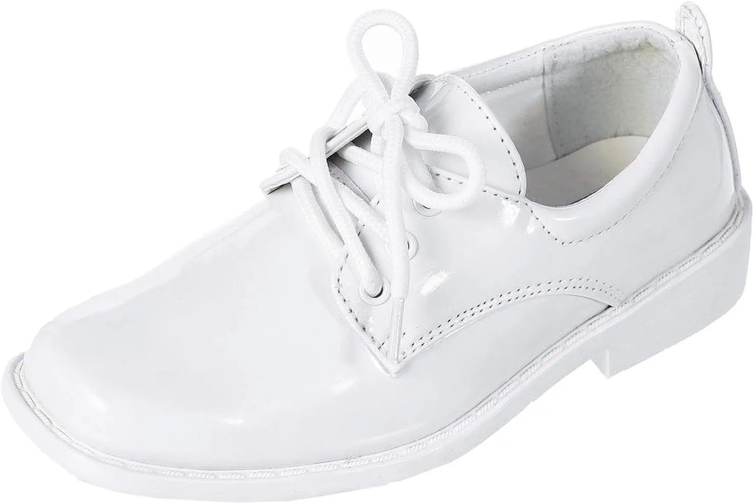Boys Patent Leather Formal Derby Oxford Dress Shoes