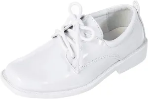 Boys Patent Leather Formal Derby Oxford Dress Shoes