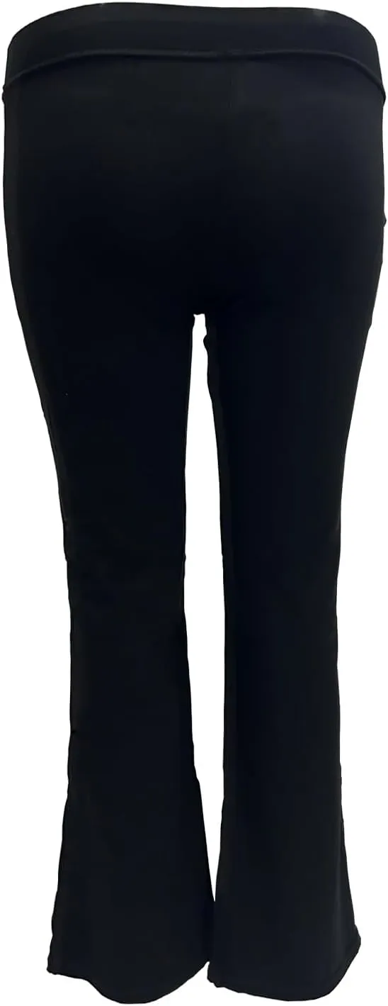 Boys Yoga Bootcut Pants Dance Bottoms Sweatpants Jazz Latin Ballroom Salsa Tango Long Bootleg Trousers Dancewear