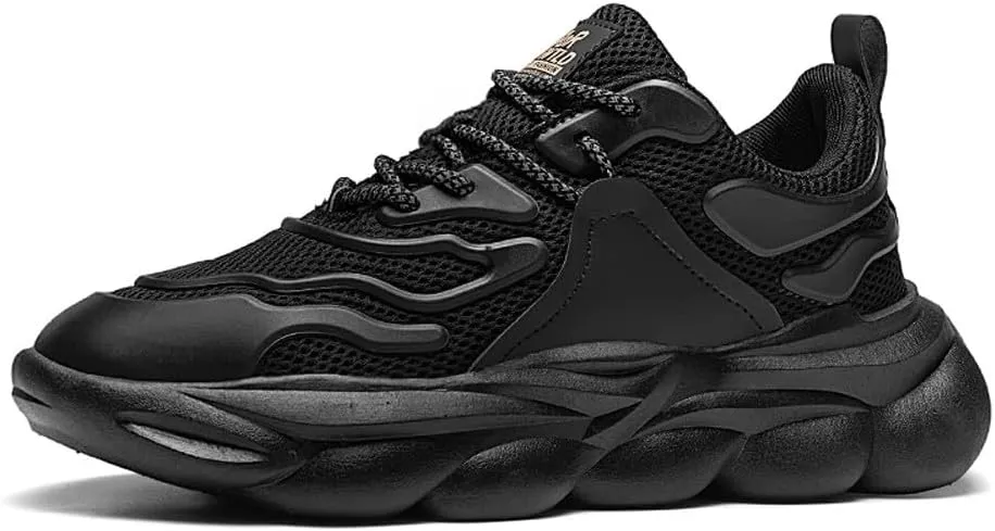 Breathable Mesh Casual Chunky Sneakers Lightweight Road Running Jogging Walking Shoes