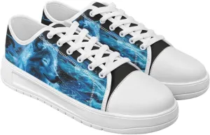 Canvas Shoes for Women Low Top Sneakers Girls Fashion Shoes Classic Comfortable Tennis Lace up Canvas Sneakers