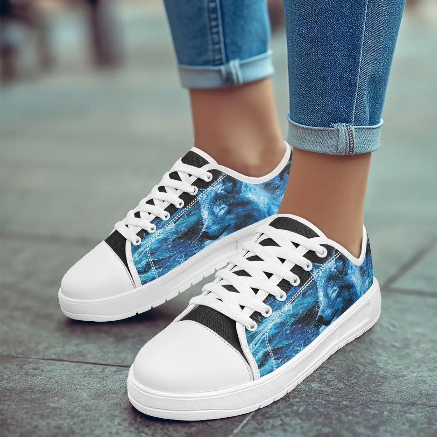 Canvas Shoes for Women Low Top Sneakers Girls Fashion Shoes Classic Comfortable Tennis Lace up Canvas Sneakers